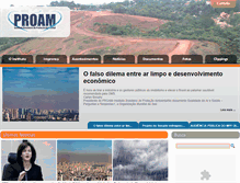 Tablet Screenshot of proam.org.br